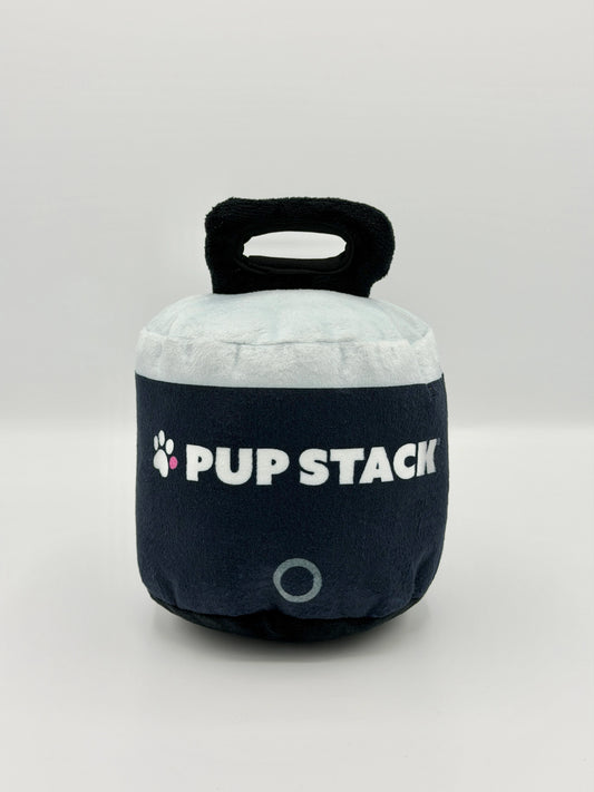 Pup Stack Plush  — Black