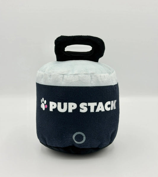 Pup Stack Plush  — Black